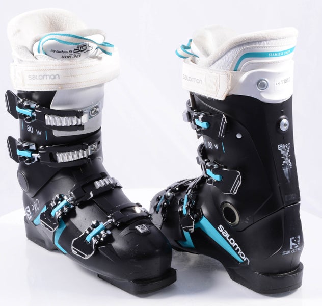 New Women's Salomon S/Pro 80 W IC Ski Boots: Size 23.5