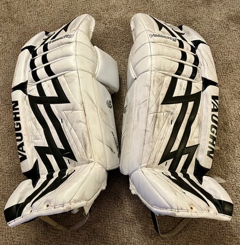 Used 34" Vaughn Velocity 7400 Goalie Leg Pads