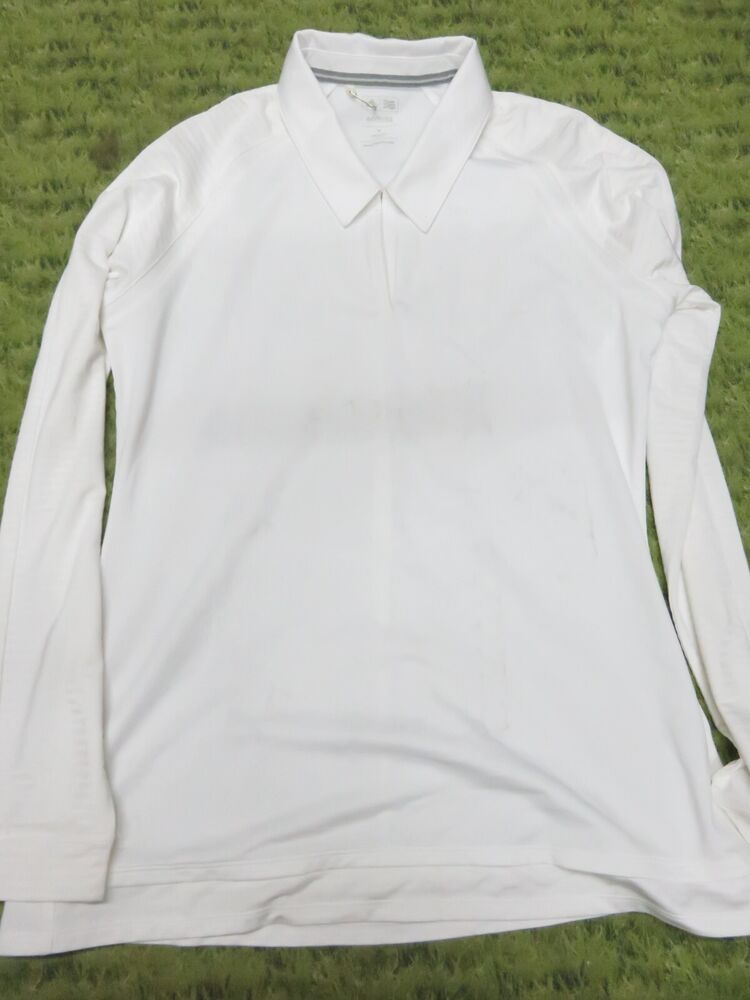 New McDavid Longsleeve Compression Shirt, Model 794, Adult, White