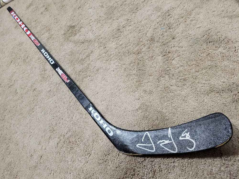 JAROMIR JAGR Late 90's Signed Pittsburgh Penguins Game Practice Used Stick COA