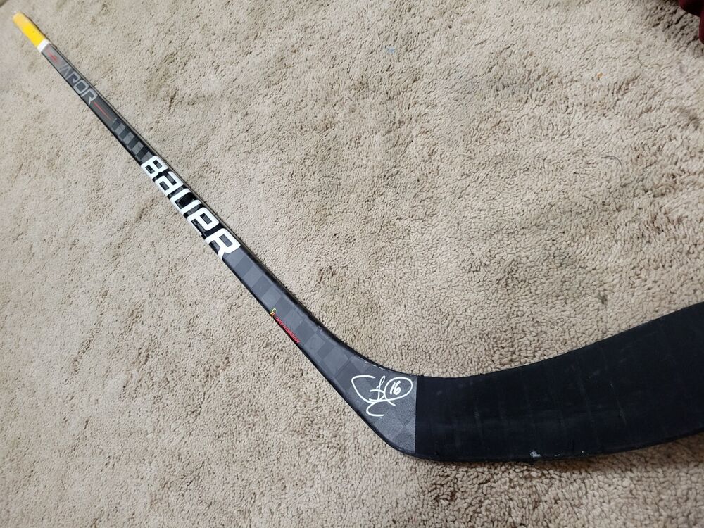 JASON ZUCKER 11-24-21 Signed Pittsburgh Penguins NHL Game Used Hockey Stick COA
