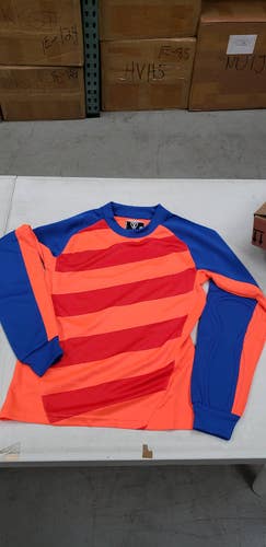 Vizari Padova Goalkeeper Jersey | Red-Orange-Blue Youth Large