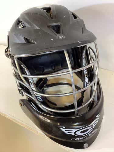 Used Cascade R Goalie Helmet Lg Lacrosse Helmets