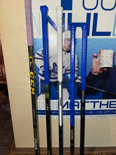 Game Used And Pro Stock Hockey Sticks!