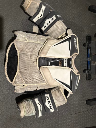 Used Large CCM  Extreme Flex Shield II Goalie Chest Protector