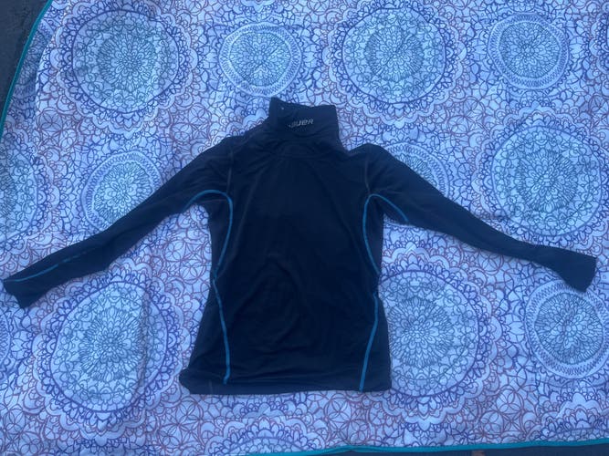 Black Used Kids Unisex Bauer Compression - 2 Pieces