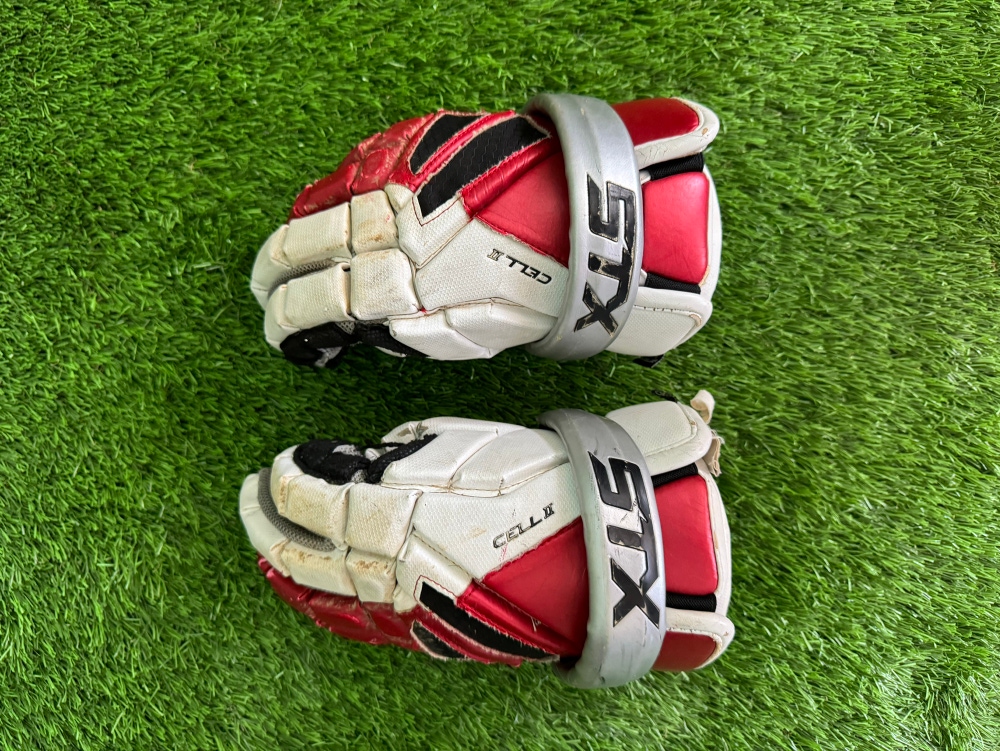 Used STX Cell II Lacrosse Gloves