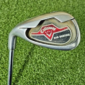 Callaway Big Bertha Pitching Wedge Left-Handed LH Stiff ~35.5" NEW GRIP / jd4636