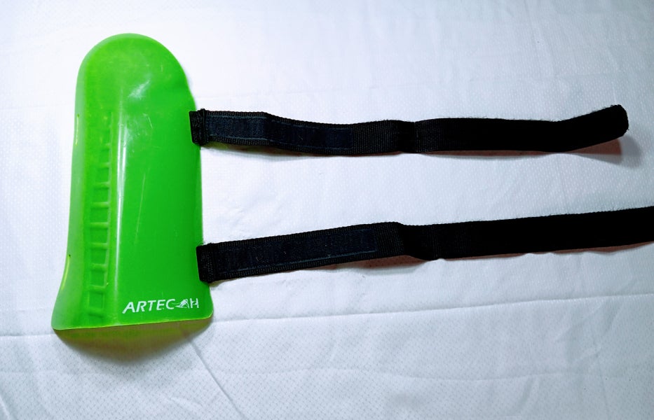 Artech Youth SL Shin Guards – 12” Lime Green – VG cond | SidelineSwap