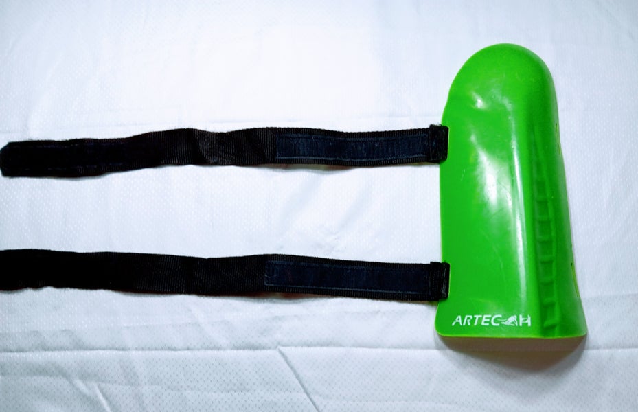 Artech Youth SL Shin Guards – 12” Lime Green – VG cond | SidelineSwap