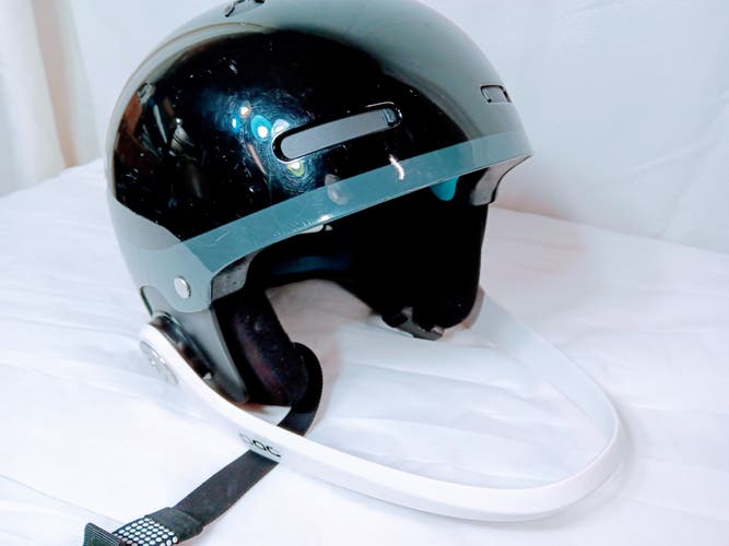 POC Artic SL Spin Race Helmet *with Chin Guard* – XS-S 51-54cm – Blk/Blue
