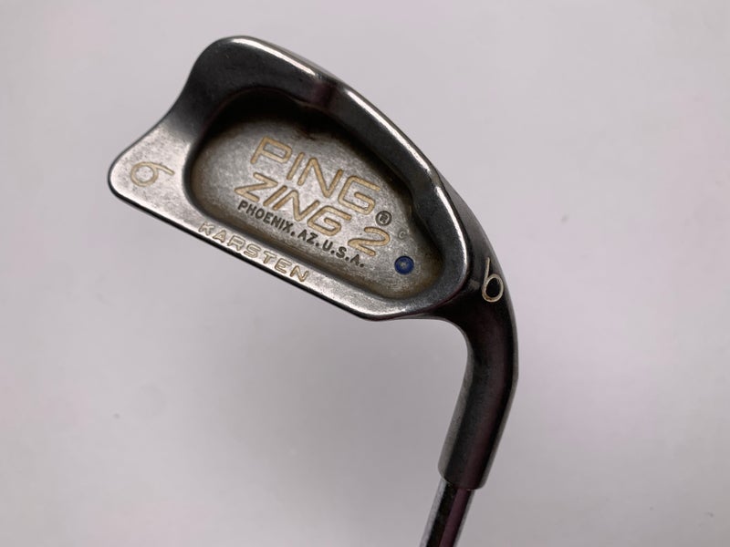 Ping Zing 2 Single 6 Iron Blue Dot 1* Up Karsten JZ Regular Steel Mens RH