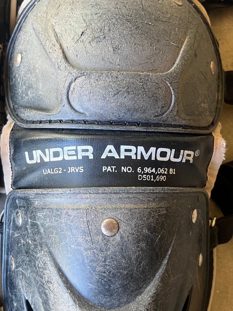 Used Youth Under Armour Catcher's Leg Guard