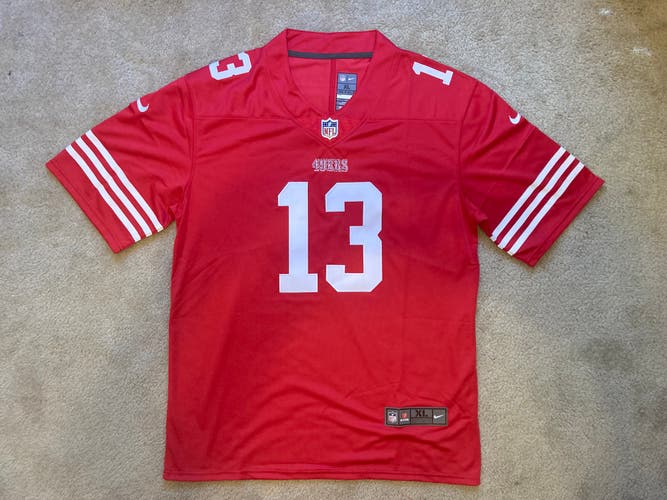 NEW - Men's Stitched Nike NFL Jersey - Brock Purdy - 49ers - L & XL