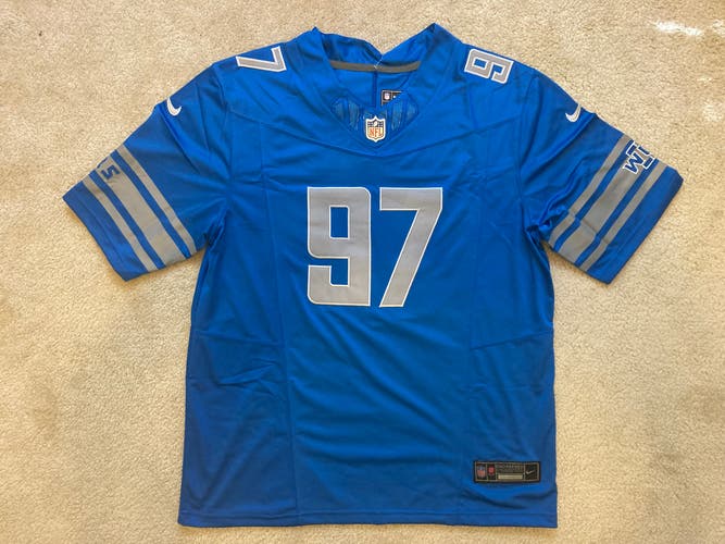 NEW - Men's Stitched Nike NFL Jersey - Aiden Hutchinson - Lions - Size M