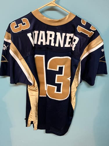 Reebok “Warner” Authentic Rams Jersey Size 48