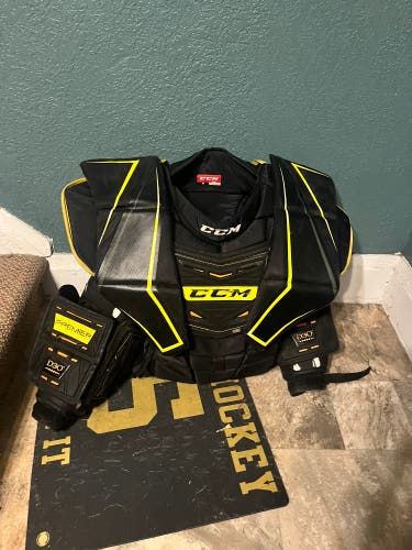 Used Large CCM  Premier Pro Goalie Chest Protector