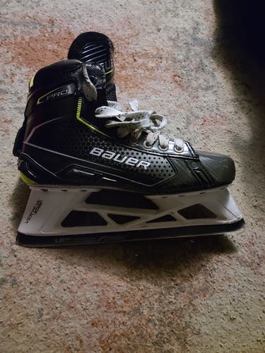 Senior Used Bauer Pro Hockey Goalie Skates Regular Width Size 8