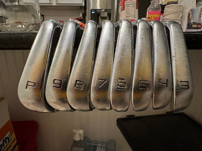 Used Right Handed Stiff Flex Steel Shaft P7TW Iron Set