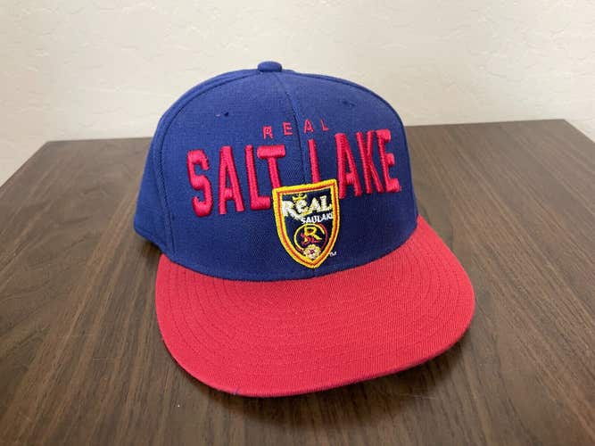 Real Salt Lake RSL MLS MAJOR LEAGUE SOCCER Adidas Size L / XL Flex Fit Cap Hat!