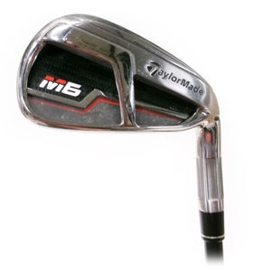 TaylorMade M6 Single 4 Iron Graphite Fujikura Atmos 5 Orange Senior Flex