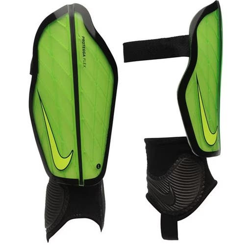 Nike Unisex Protegga Flex Size XL Electric Green Shin Guards SP0313 336 NWT $28