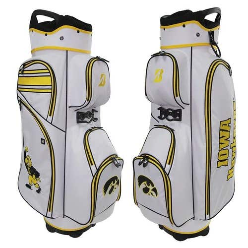 Bridgestone Golf NCAA Collegiate Golf Cart Bag - 7 Way Golf Bag - IOWA Hawkeyes