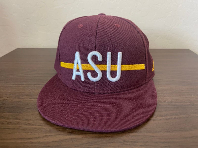Fit SidelineSwap Flex ARIZONA Devils Maroon Hat! | Small/Medium STATE NCAA ASU Sun Size Adidas