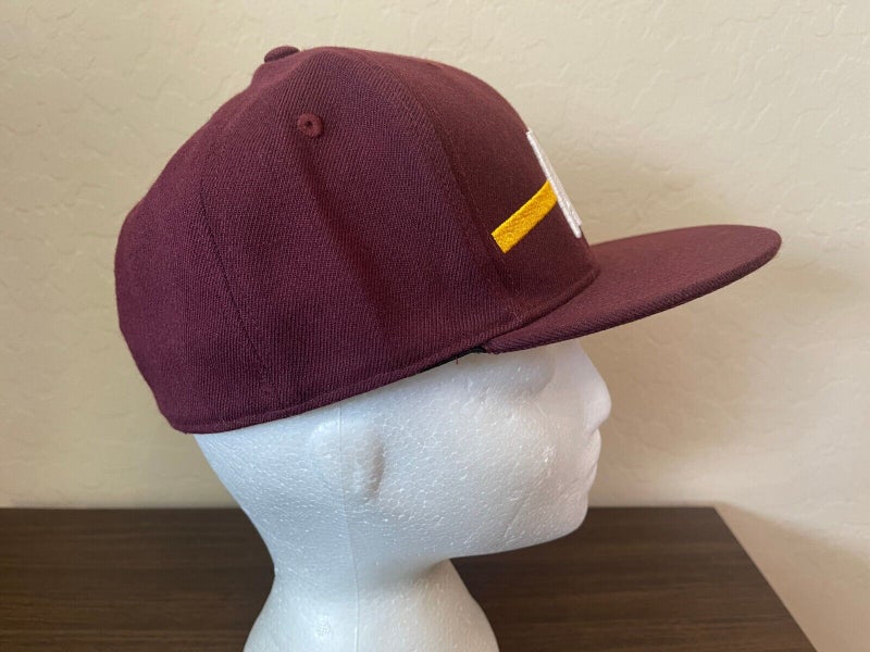 ASU Sun Devils NCAA ARIZONA STATE Adidas Size Small/Medium Maroon Flex Fit  Hat! | SidelineSwap