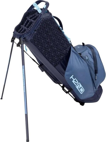 Sun Mountain 2024 H2NO Waterproof Stand Bag - 14-Way Golf Bag - NAVY DUSK BREEZE