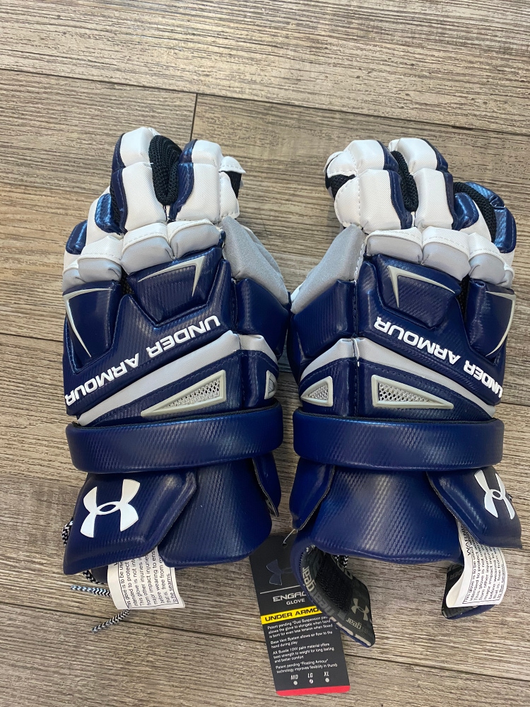 New Player's Under Armour Large Engage Lacrosse Gloves