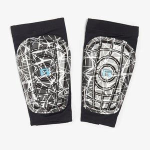 G Form Youth Unisex Pro S Compact Size L/XL Black Silver Soccer Shin Guards NWT