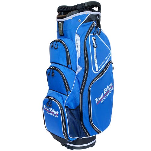 Tour Edge Xtreme 7.0 Cart Bag - 14-Way Golf Bag - BLUE / WHITE