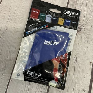 Sporti France Adult TibTop Blue Elastic Shin Pad Support Holders TSA1090 NWT $12