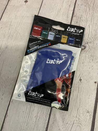 Sporti France Adult TibTop Blue Elastic Shin Pad Support Holders TSA1090 NWT $12