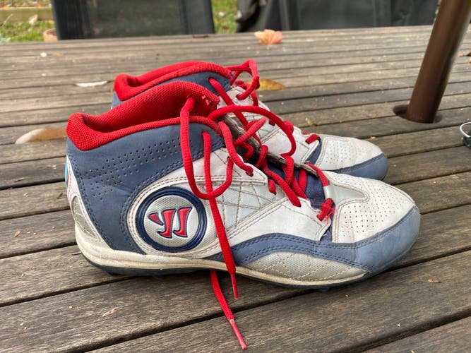Used Warrior Senior 6 Lacrosse Cleats