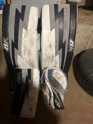 Used 33" Regular Optik Goalie Full Set