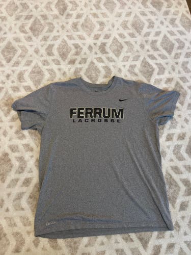 Ferrum College Gray Used Men's Nike Dri-Fit Shirt