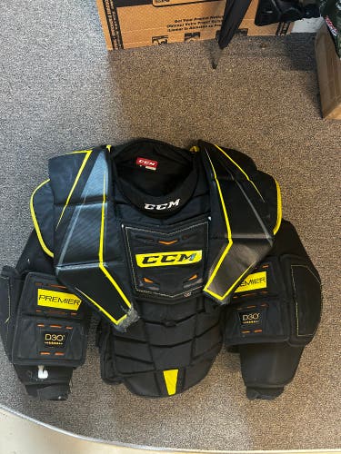 Used Small CCM Premier Pro Goalie Chest Protector