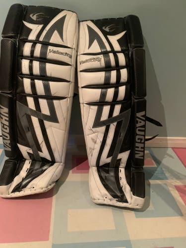Used 36" Vaughn Velocity 7400 Goalie Leg Pads