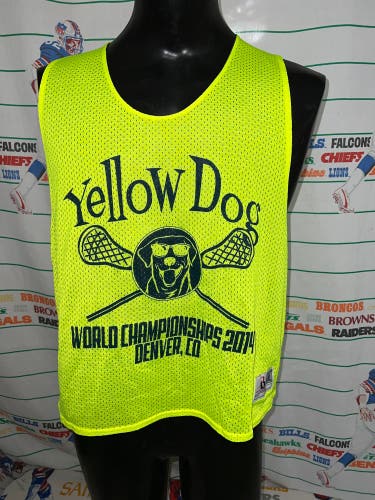 Yellow Dog Reversible Pinnie L/XL 2014 World Lacrosse Championship #20