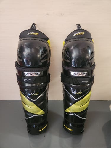 Senior Used Bauer Ultra sonic 15" Shin Pads