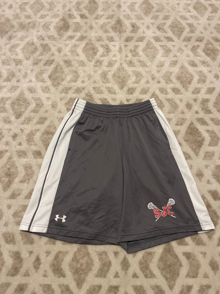 St. John’s College High School (D.C.) Gray Used Men's Under Armour Shorts