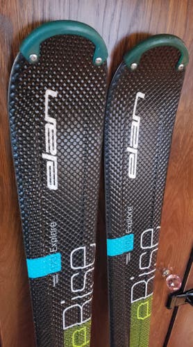 170cm ADULT SKIS Elan EXPLORER E-RISE 2019 w/ELAN ESP10 BINDINGS *USED* GOOD CONDITION