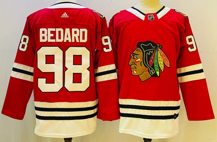 Connor Bedard Chicago Blackhawks  Away Breakaway Player Jersey -redsize 54
