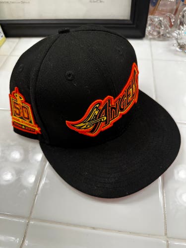 New Era fitted 7 1/4 Angels vintage hat