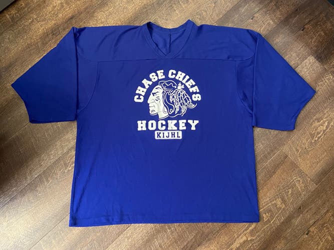 Blue Used XL Men's CCM Jersey - KIJHL