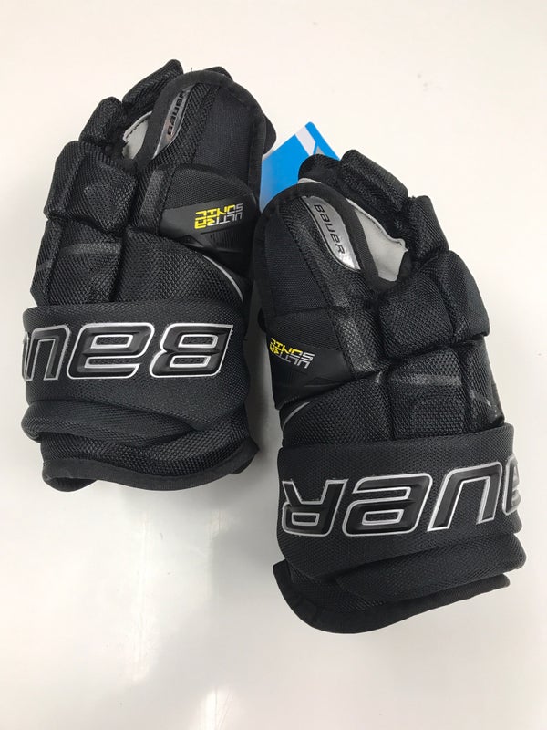 New Bauer Supreme Ultrasonic Gloves Size 13” Black