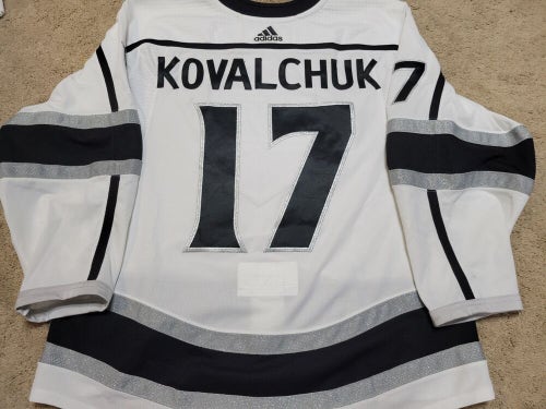 Ilya Kovalchuk 18'19 White Los Angeles Kings Set 1 Photomatched Game Worn Jersey
