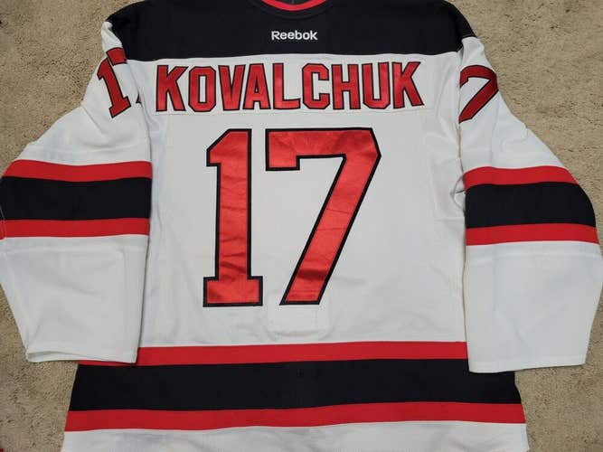 Ilya Kovalchuk 12'13 800th Point New Jersey Devils Photomatched Game Worn Jersey